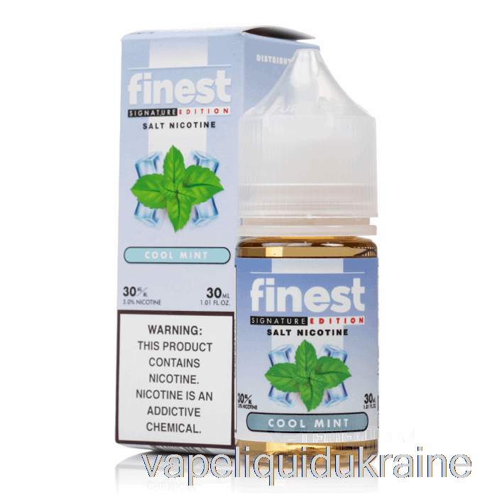 Vape Ukraine Cool Mint - The Finest Signature Edition Salt Nic - 30mL 50mg